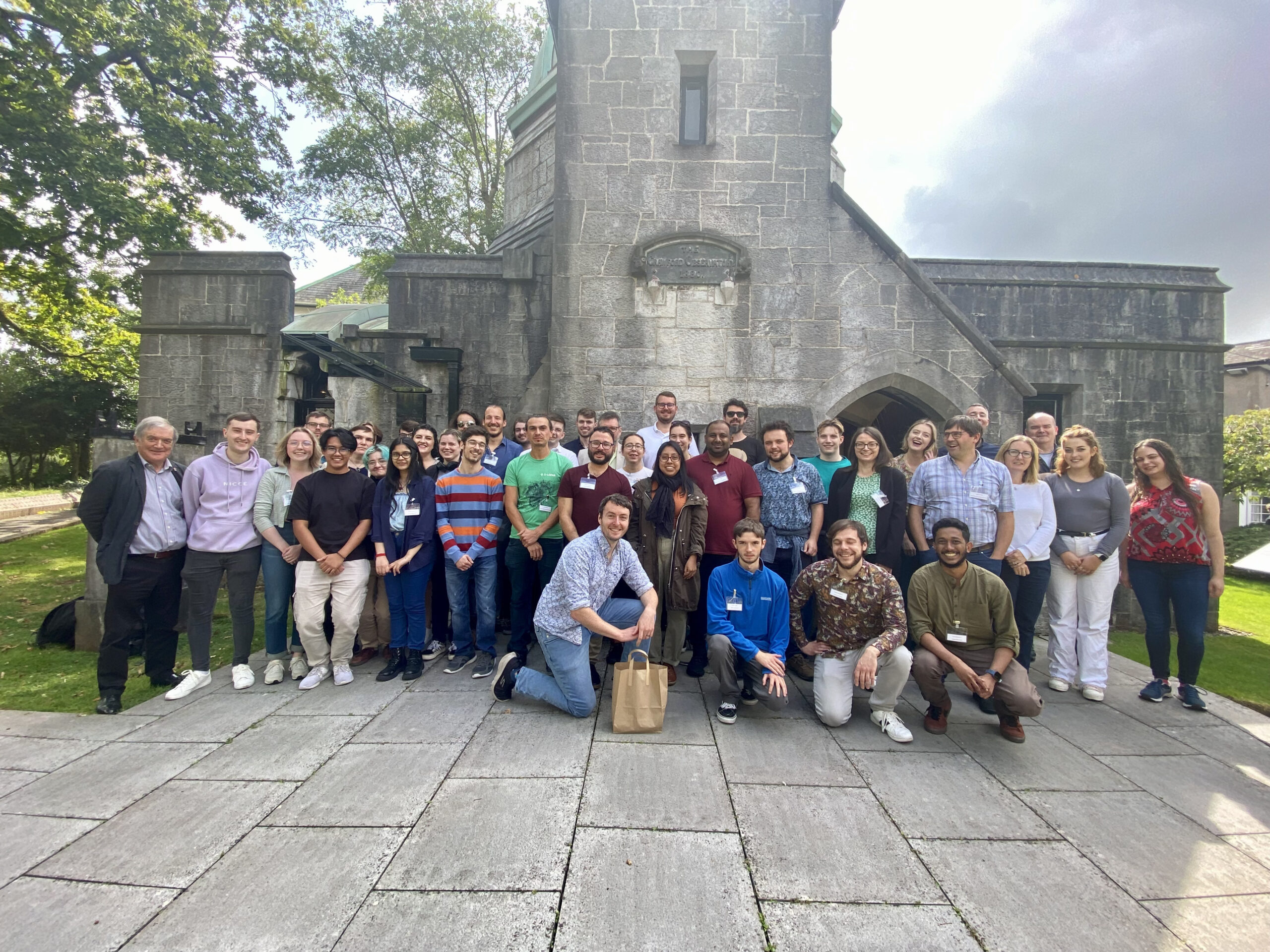INAM_Group_2023 The attendees of INAM 2023 standing in front of the Crawford Observatory in University College Cork.